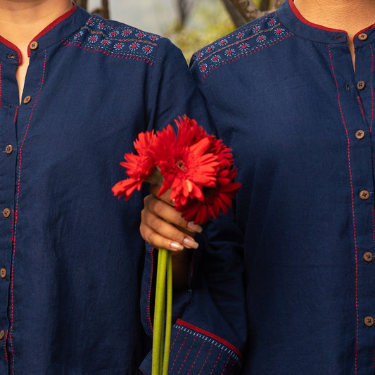 Neel – Indigo Shirt