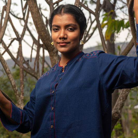 Neel – Indigo Shirt